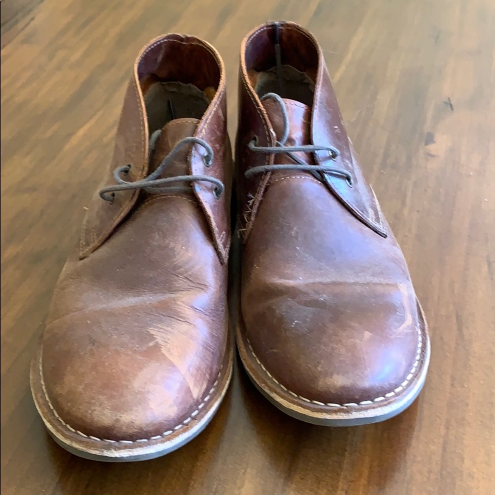 Franco fortini leather chukka boots size 10